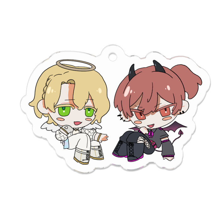 アクリルキーホルダー - 50 x 50 (mm)