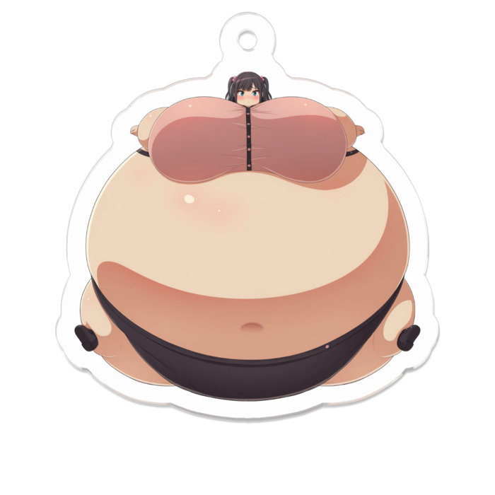 アクリルキーホルダー（コーティング） - 50 x 50 (mm)