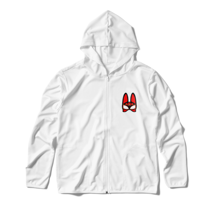 ジップパーカー - M - ホワイト