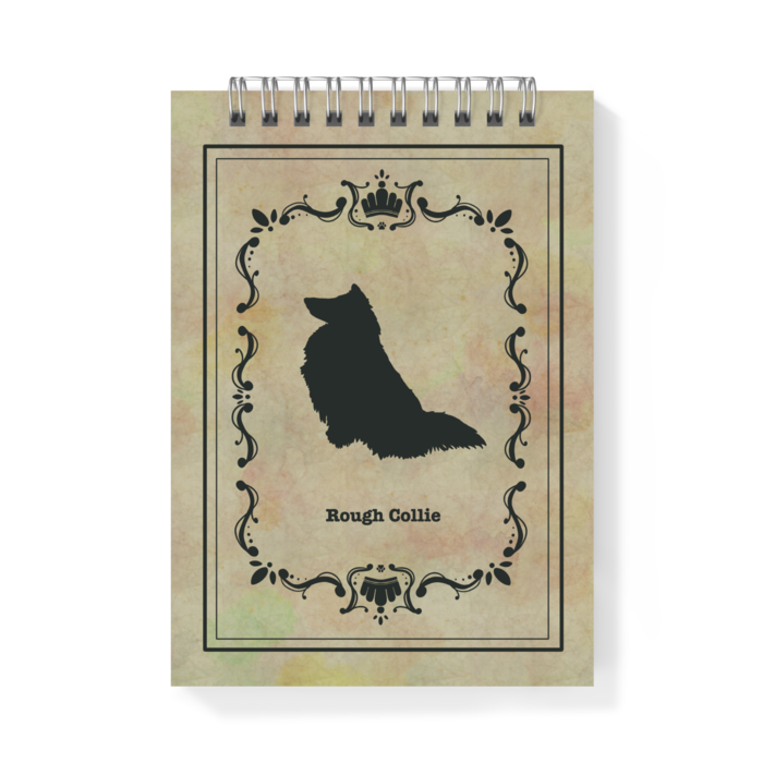 メモ帳 お座りラフコリー フレーム こてつ日誌 Booth