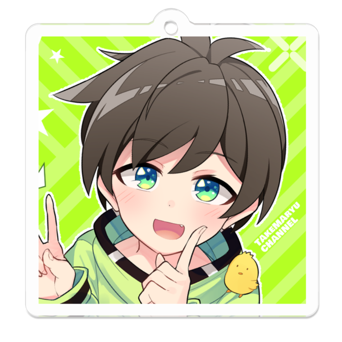 アクリルキーホルダー - 50 x 50 (mm)