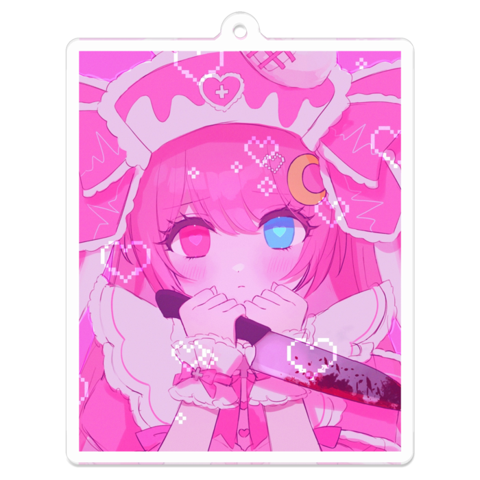 アクリルキーホルダー - 70 x 70 (mm)