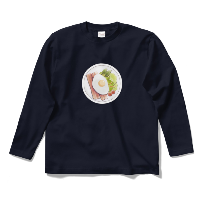 ロングスリーブTシャツ 紺色 S