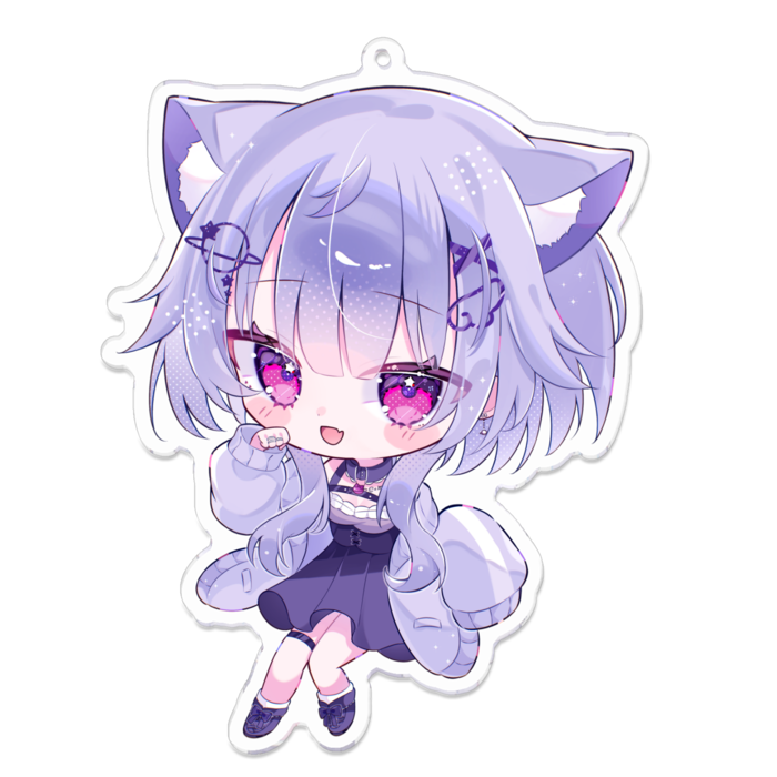 アクリルキーホルダー - 100 x 100 (mm)