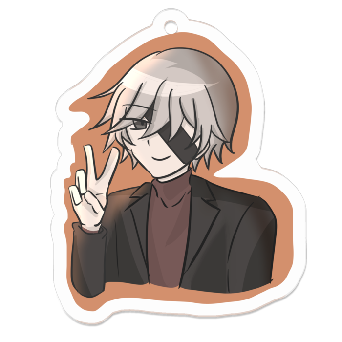 アクリルキーホルダー - 50 x 50 (mm)