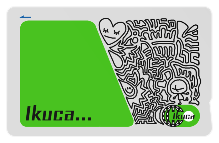 ICカードステッカー - 約85.7x53.9(mm)