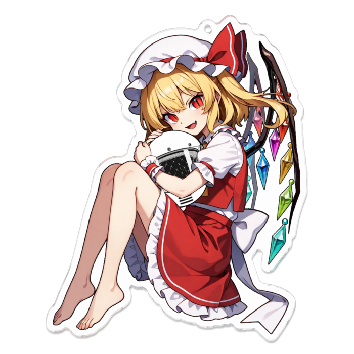 アクリルキーホルダー - 100 x 100 (mm)