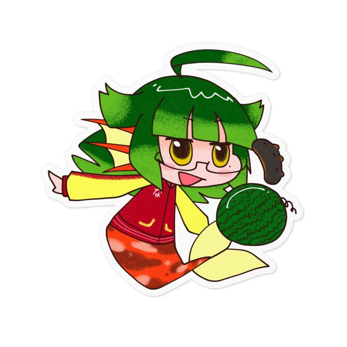 ステッカー - 100 x 100 (mm)