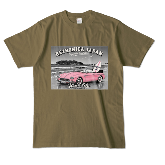 カラーTシャツ - L - オリーブ (濃色)