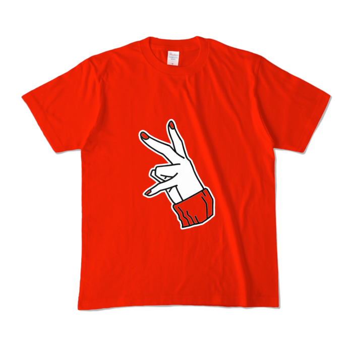 カラーTシャツ - M - レッド (濃色)