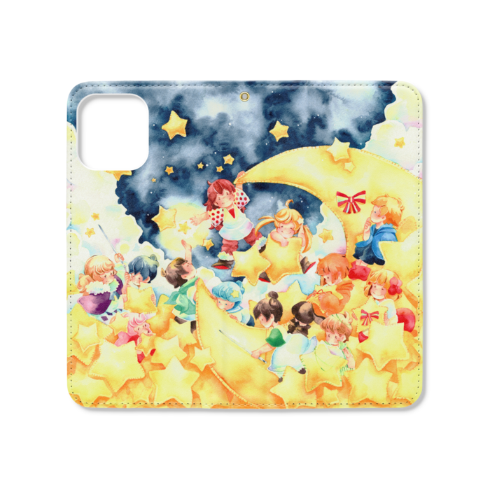 手帳型iPhoneケース（ベルトなし） - iPhone12 ProMax - ストラップ穴 あり