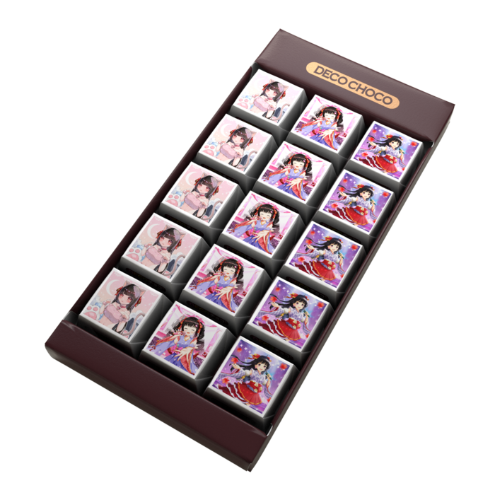 DECOチョコ - 列ごとにデザイン