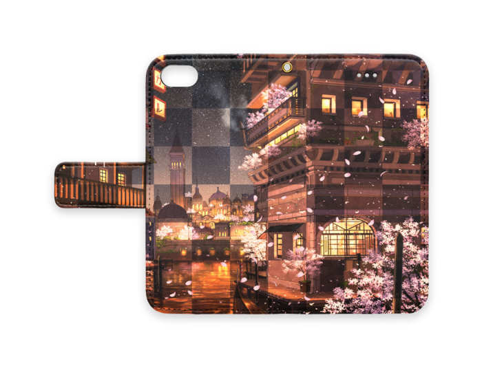 手帳型iPhoneケース - iPhone 8 / 7 - ストラップ穴 あり