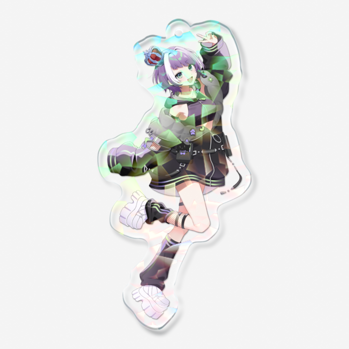 ホログラムアクリルキーホルダー - 70 × 70mm