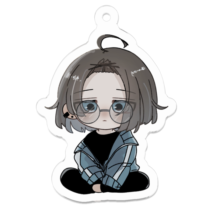 アクリルキーホルダー - 50 x 50 (mm)