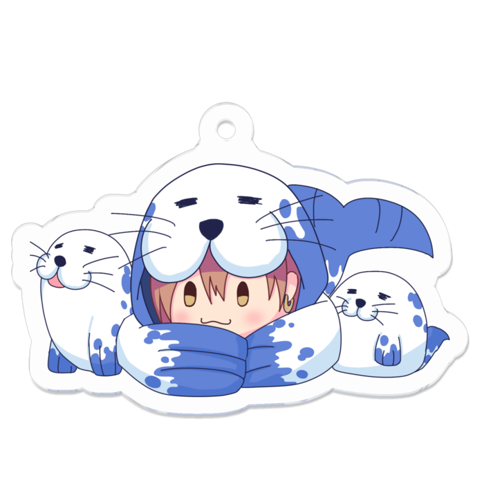 アクリルキーホルダー - 50 x 50 (mm)