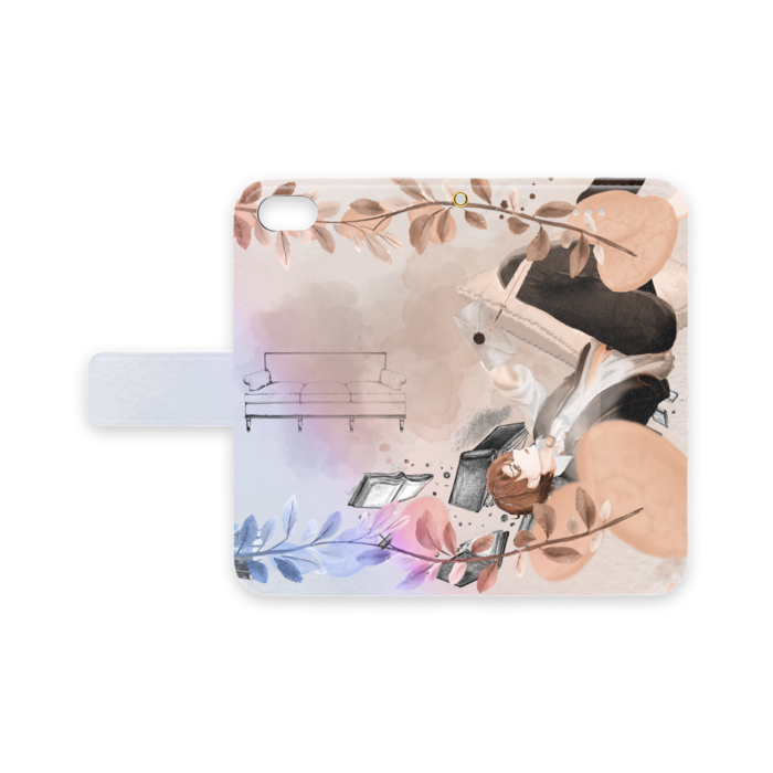 手帳型iPhoneケース - iPhone 7 / 8 / SE(第2・第3世代) - ストラップ穴 あり