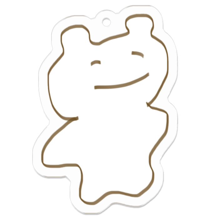 アクリルキーホルダー - 50 x 50 (mm)