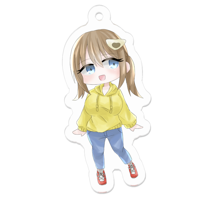 アクリルキーホルダー - 50 x 50 (mm)