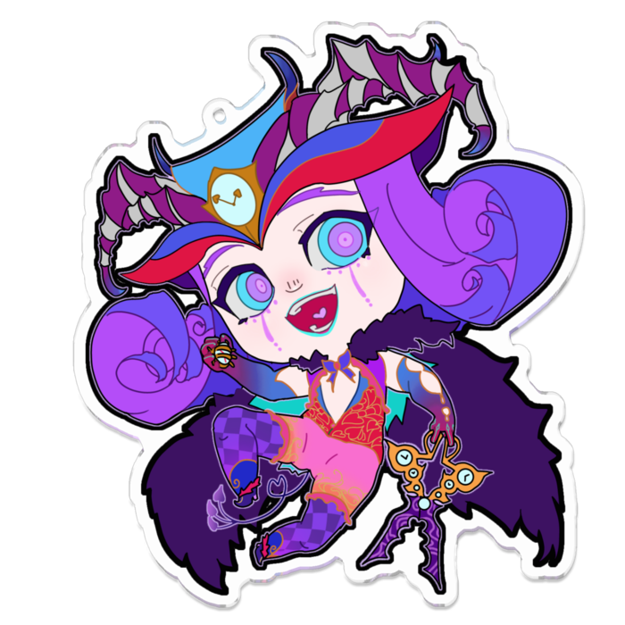 アクリルキーホルダー - 100 x 100 (mm)