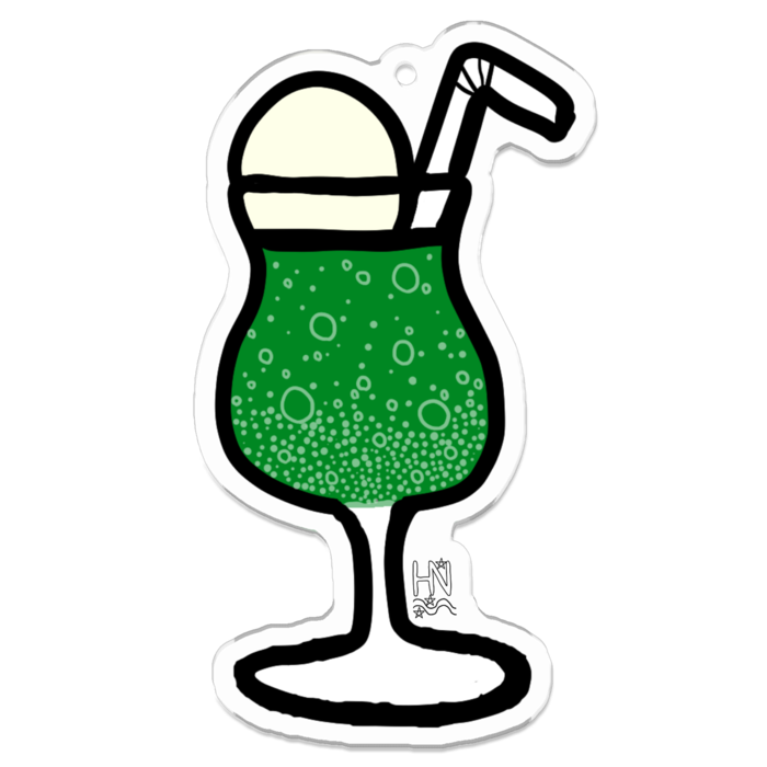 アクリルキーホルダー（コーティング） - 70 x 70 (mm)