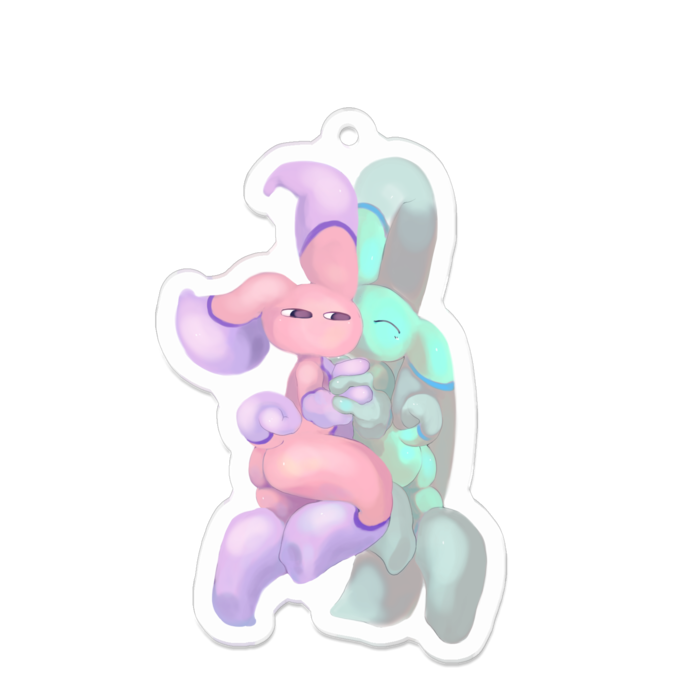 アクリルキーホルダー - 70 x 70 (mm)