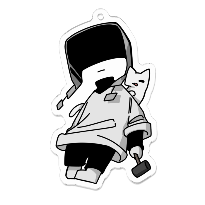 アクリルキーホルダー - 70 x 70 (mm)