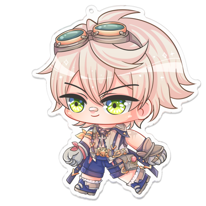 アクリルキーホルダー - 100 x 100 (mm)