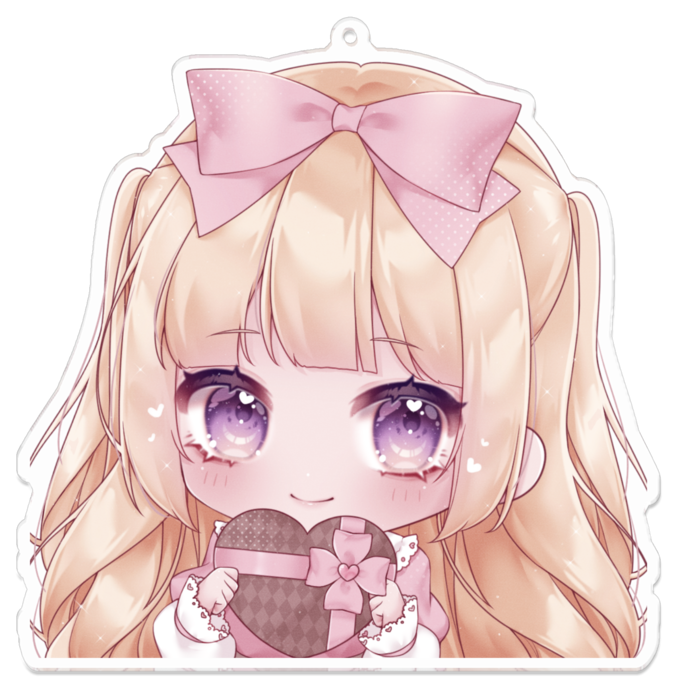 アクリルキーホルダー - 100 x 100 (mm)