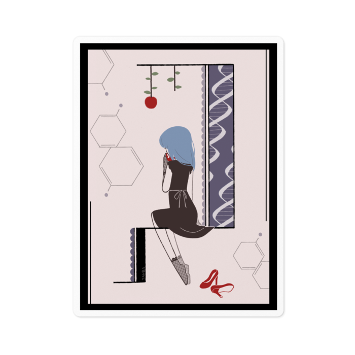 ステッカー - 100 x 100 (mm)