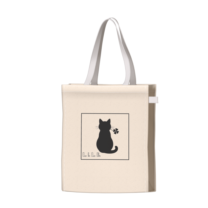 ツートンカラーバッグ - ホワイト - W34 × H41 × D14cm