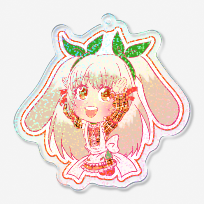 ホログラムアクリルキーホルダー - 70 × 70mm