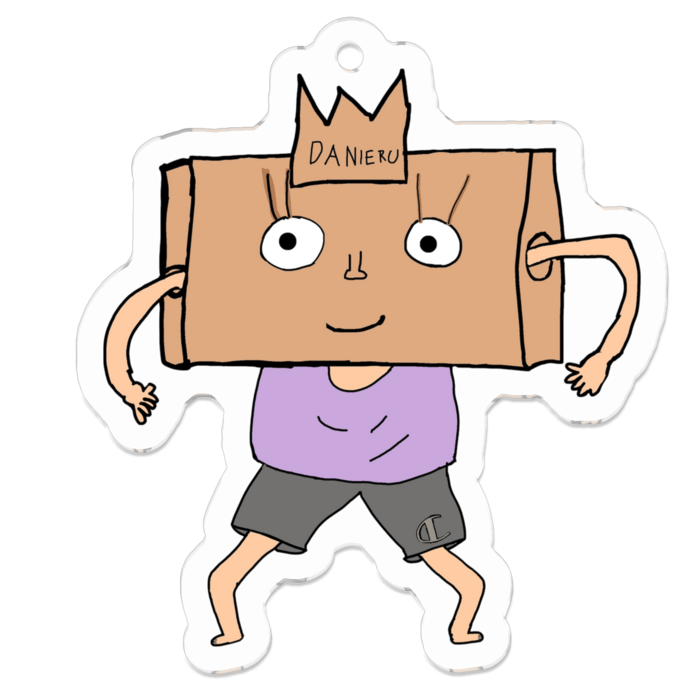 アクリルキーホルダー - 50 x 50 (mm)