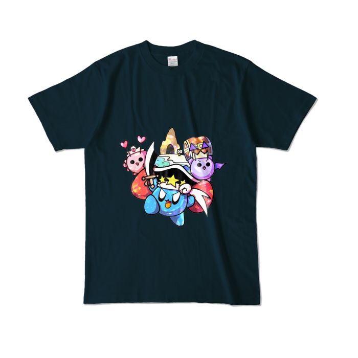 カラーTシャツ - L - ネイビー (濃色)