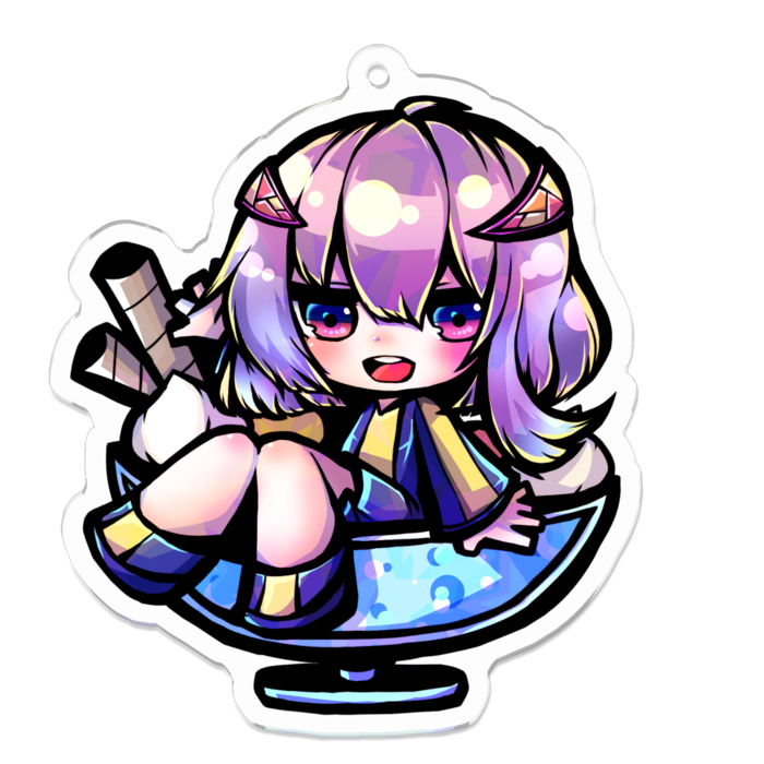 アクリルキーホルダー - 70 x 70 (mm)