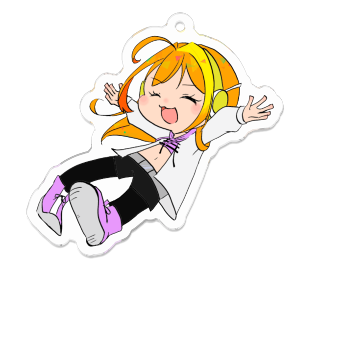 アクリルキーホルダー - 70 x 70 (mm)