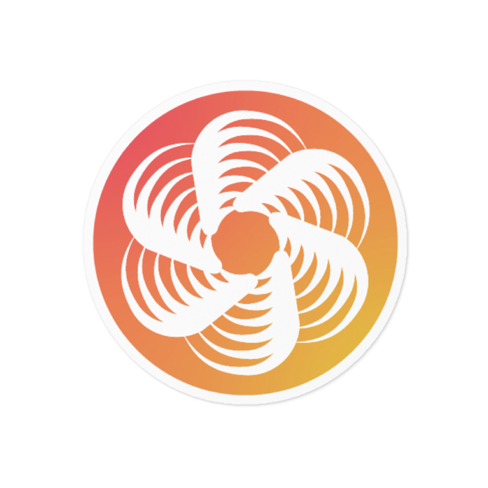 ステッカー - 100 x 100 (mm)