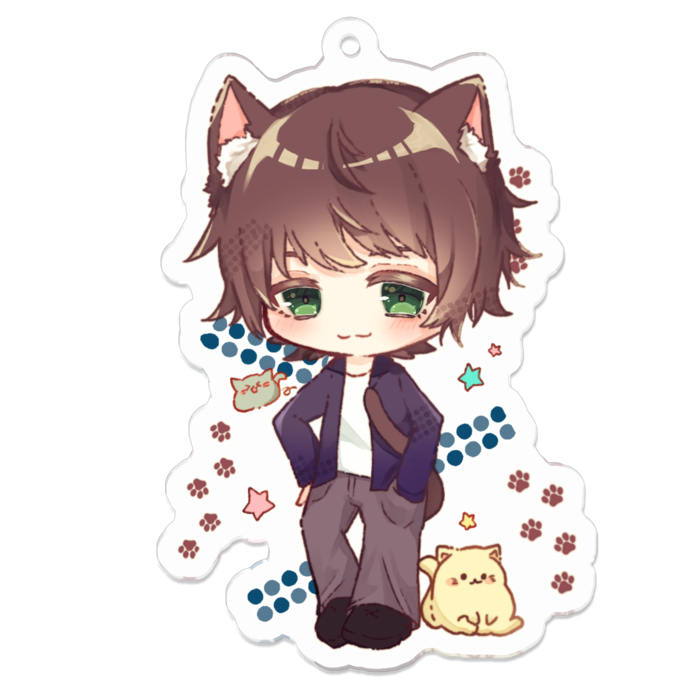 アクリルキーホルダー - 70 x 70 (mm)