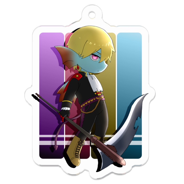 アクリルキーホルダー - 50 x 50 (mm)