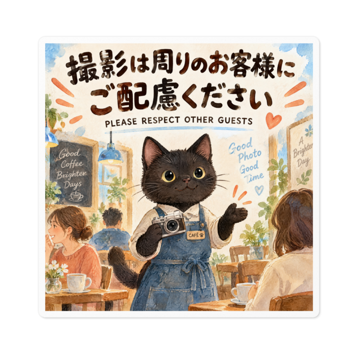 ステッカー - W100 × H100mm 以内
