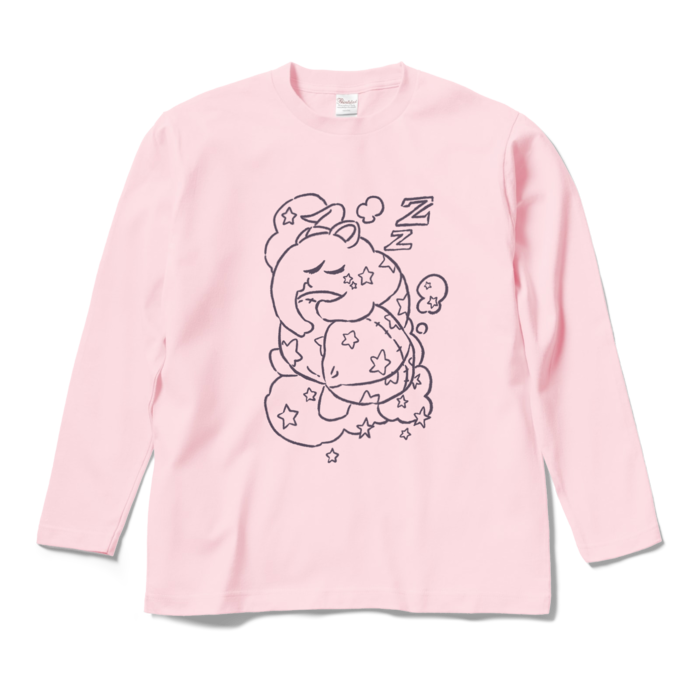 ロングスリーブTシャツ - M - ライトピンク
