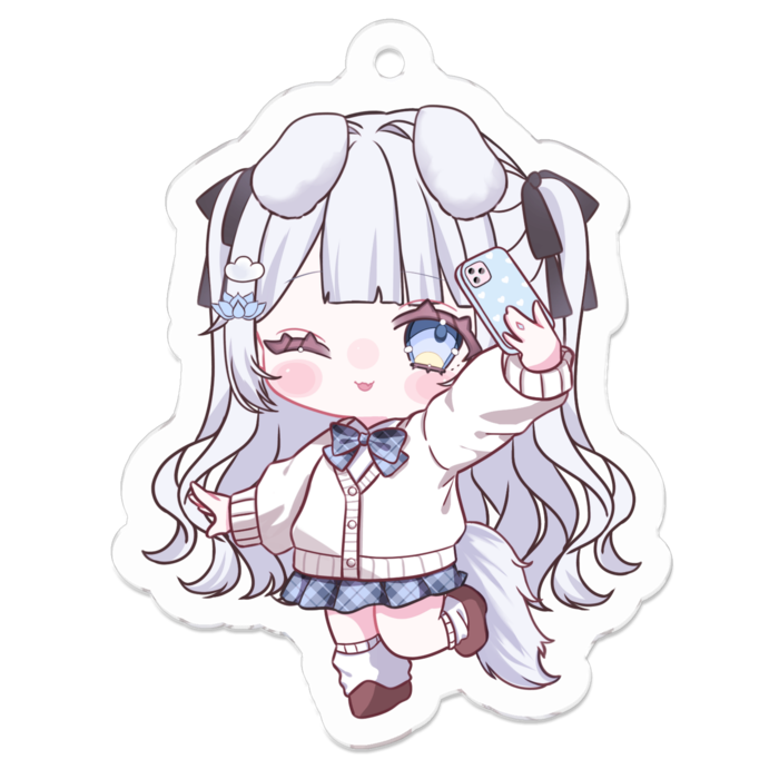 アクリルキーホルダー - 50 x 50 (mm)