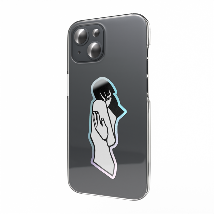 オーロラスマホステッカー - 縦