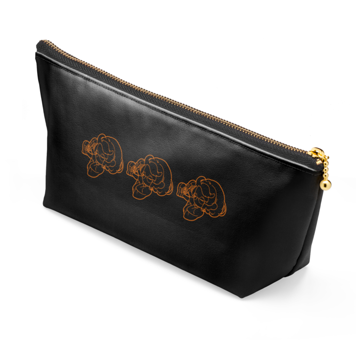 ポーチ - 長さ21.5cm / 高さ10cm - Black