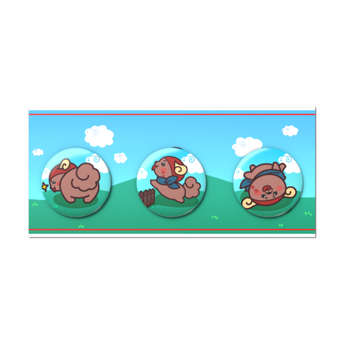 缶バッジセット - 3個セット