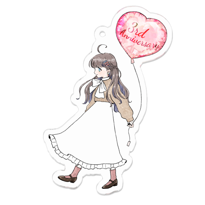 アクリルキーホルダー - 70 x 70 (mm)