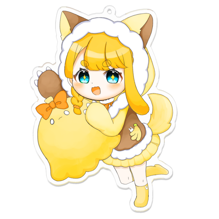 アクリルキーホルダー - 100 x 100 (mm)