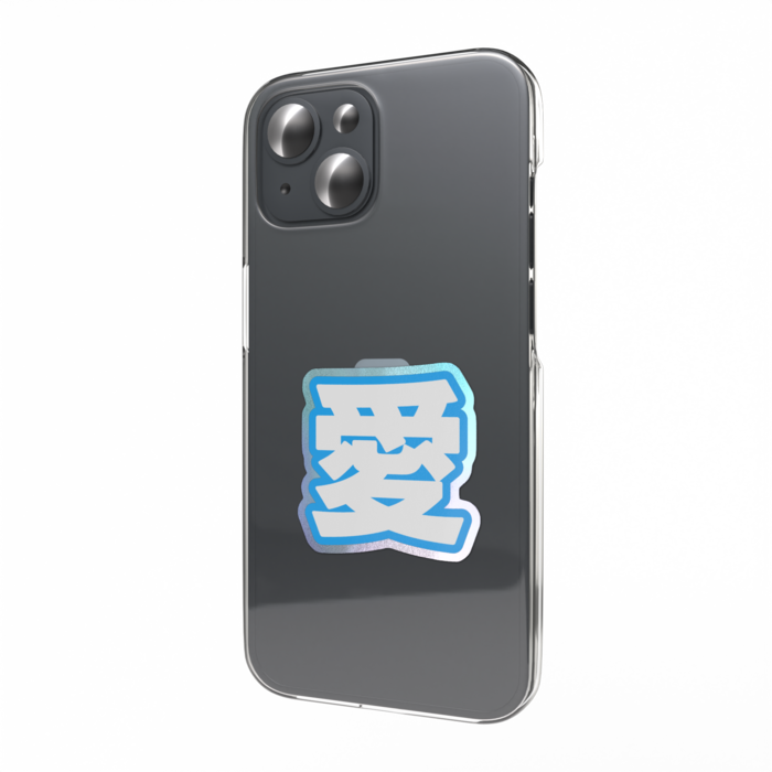 オーロラスマホステッカー - 縦