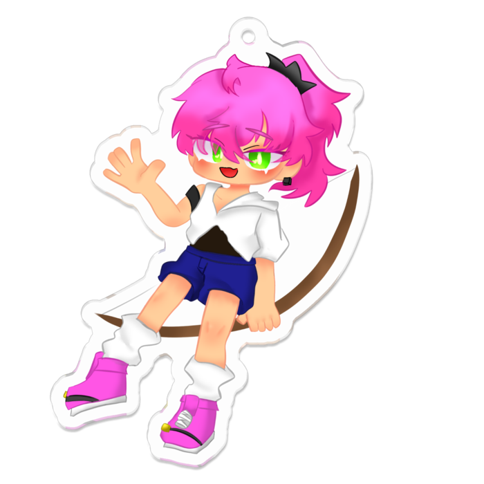 アクリルキーホルダー - 70 x 70 (mm)