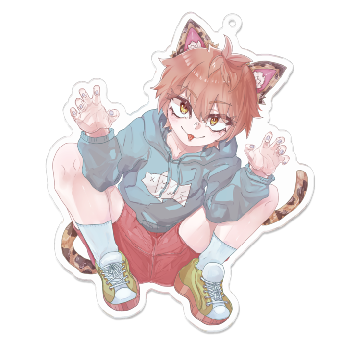 アクリルキーホルダー - 100 x 100 (mm)